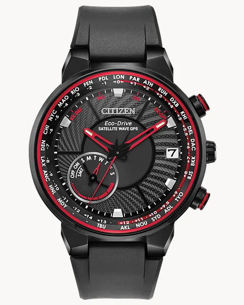Citizen Satellite Wave GPS Freedom Eco Drive Black Watch CITIZEN